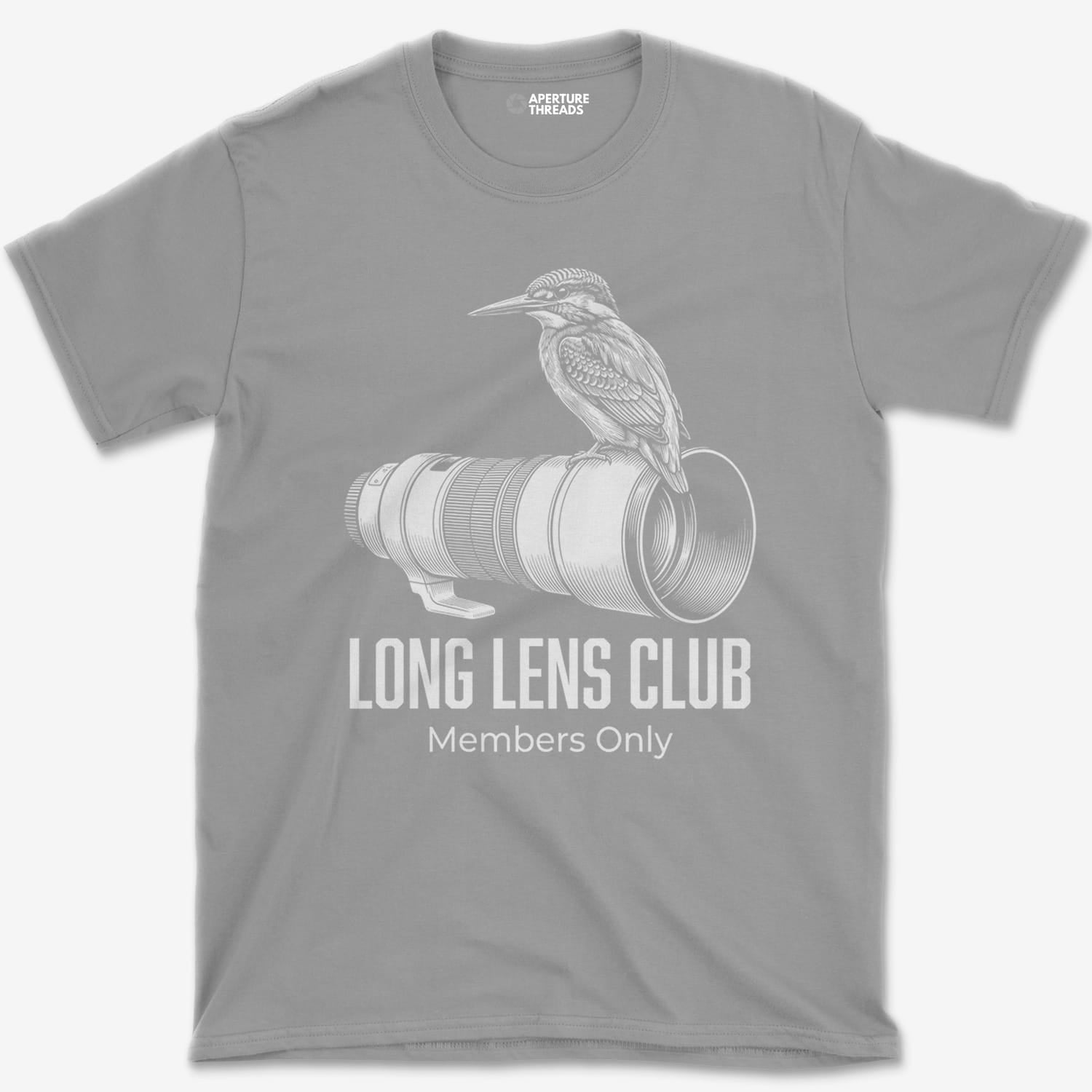 T-Shirt Sport Grey / S Long Lens King Fisher T-Shirt