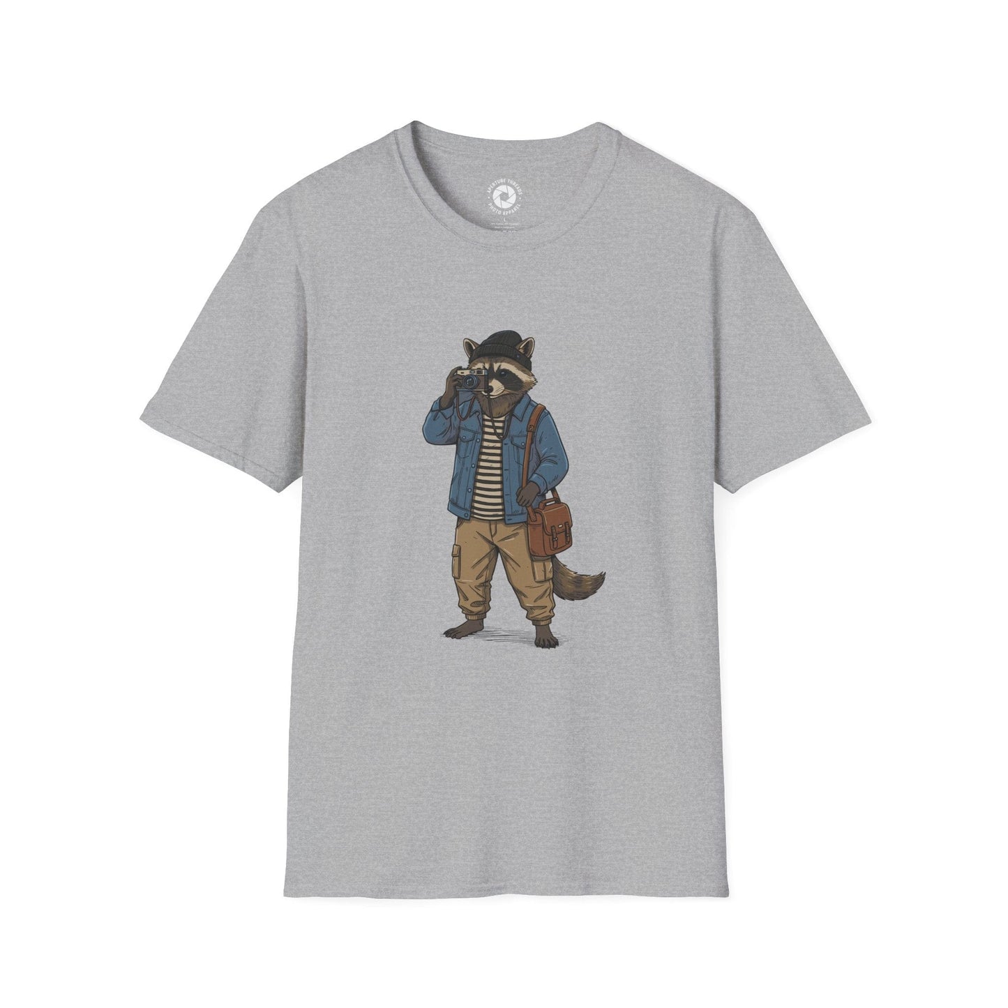 T-Shirt Sport Grey / S Racoon Photographer T-Shirt