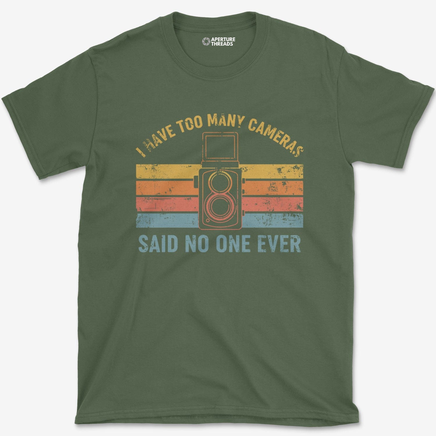 T-Shirt Too Many Cameras T-Shirt