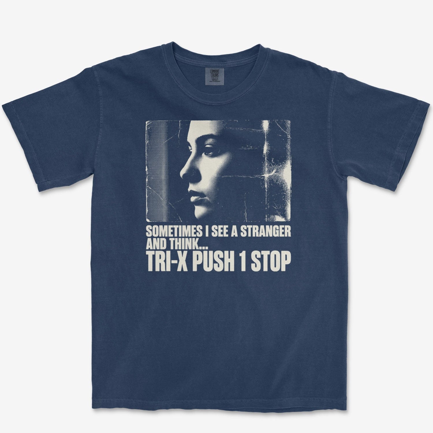 T-Shirt True Navy / S See A Stranger - Premium T-Shirt