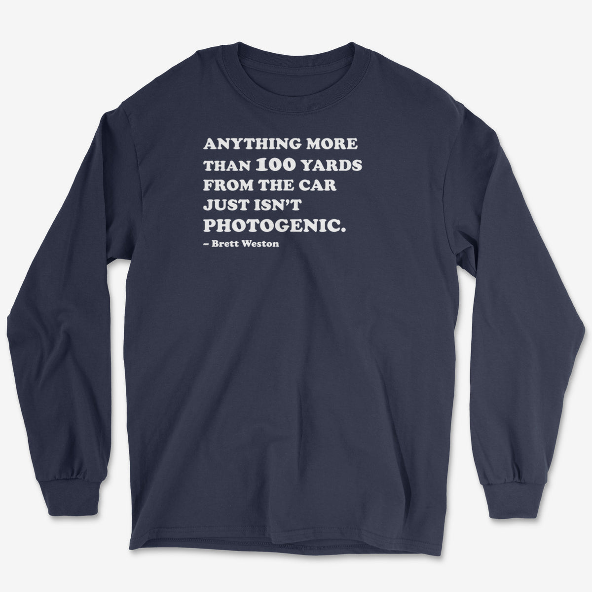 100 Yards Long Sleeve Tee