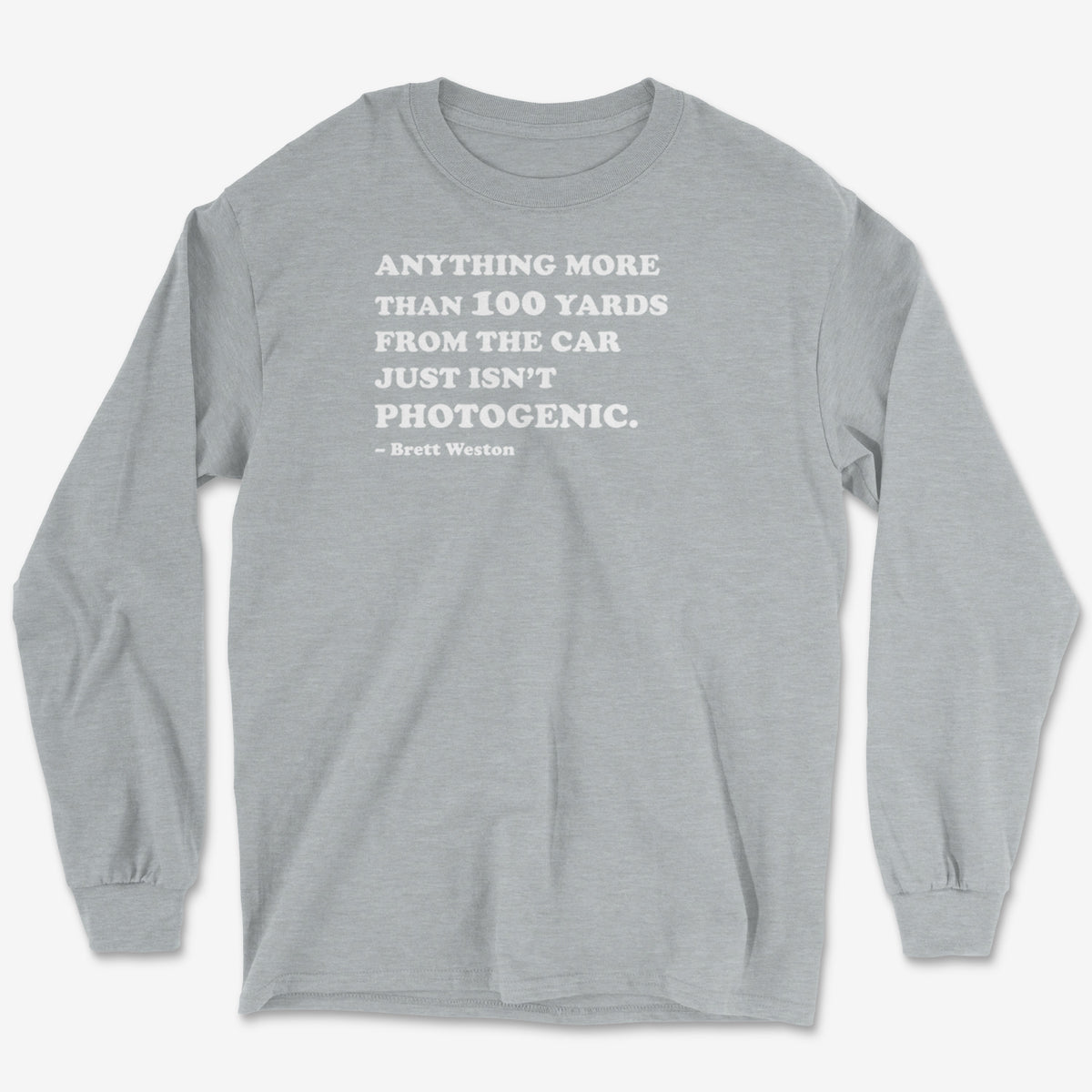 100 Yards Long Sleeve Tee