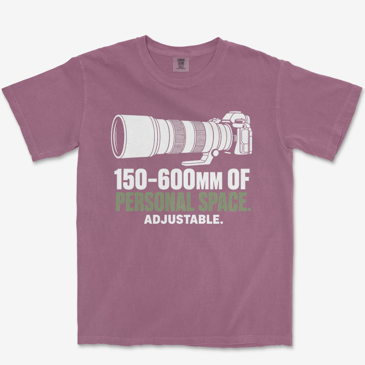 150-600mm of Personal Space Heavyweight Tee