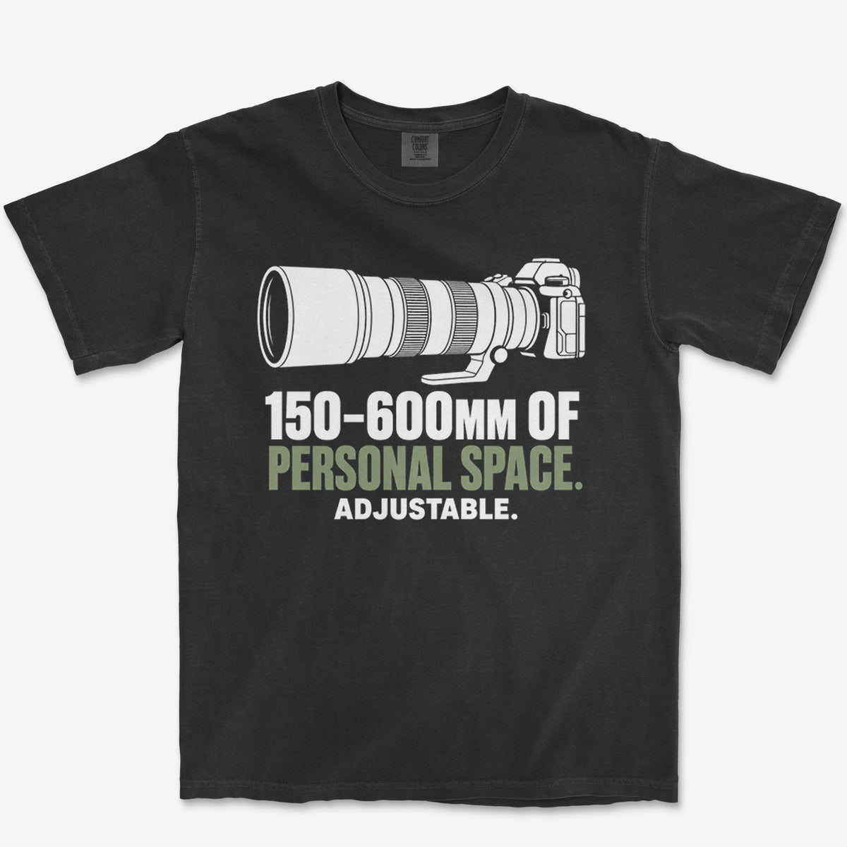 150-600mm of Personal Space Heavyweight Tee