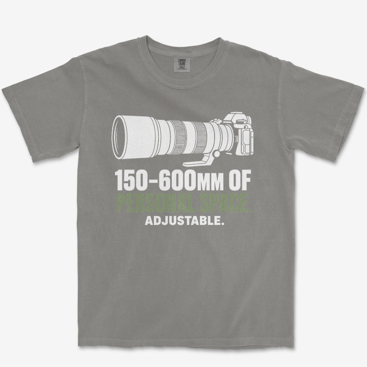 150-600mm of Personal Space Heavyweight Tee