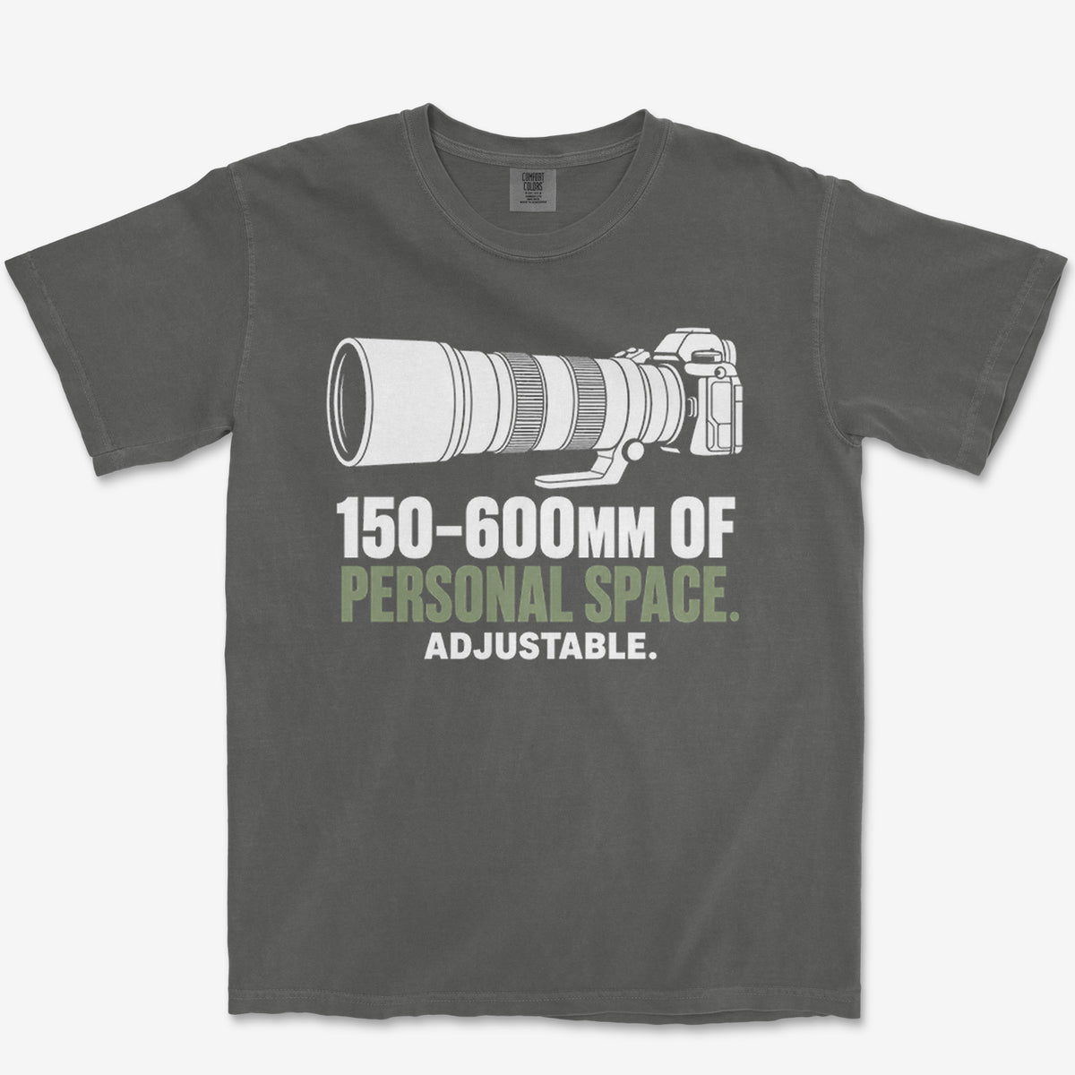 150-600mm of Personal Space Heavyweight Tee