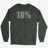 18% Grey Long Sleeve Tee