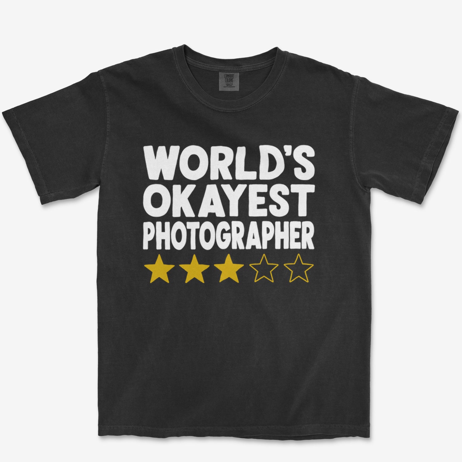 3 Star Photographer Heavyweight Tee