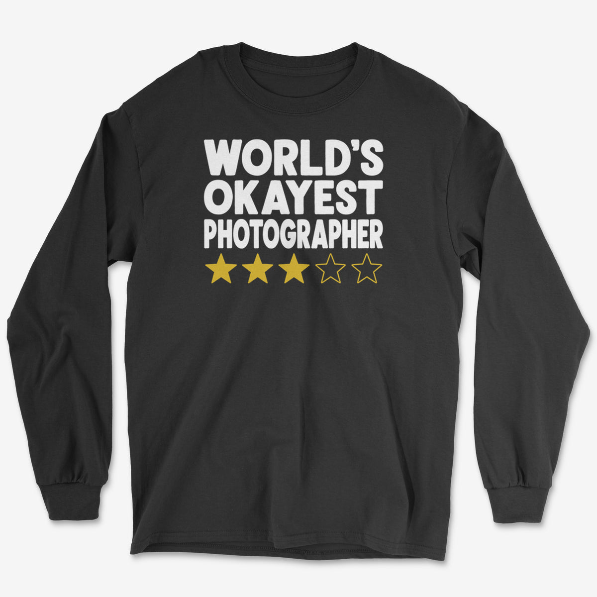 3 Star Photographer Long Sleeve Tee