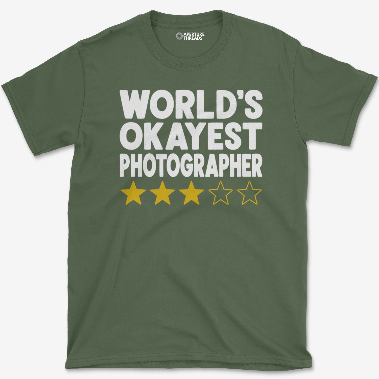 3 Star Photographer T-Shirt