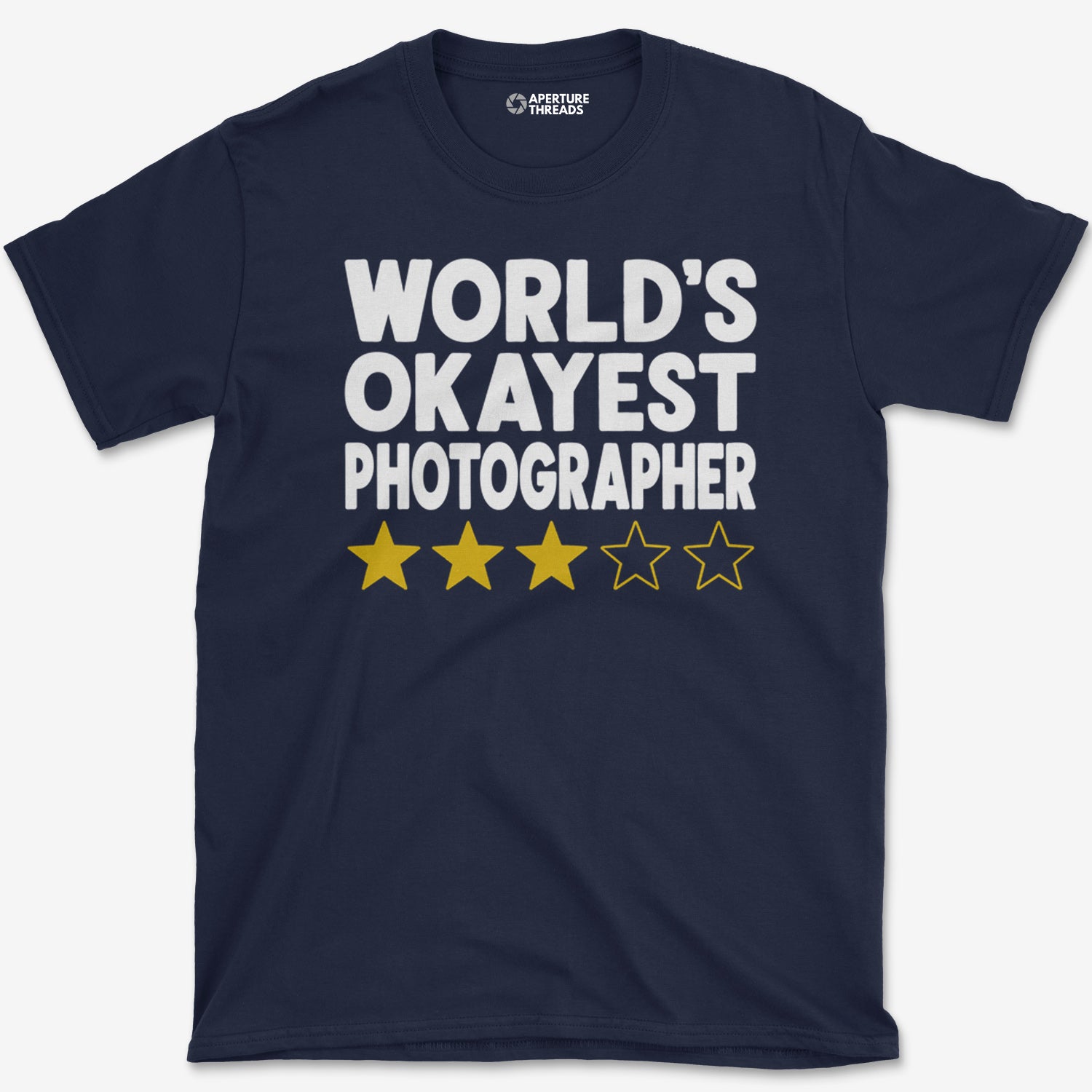 3 Star Photographer T-Shirt