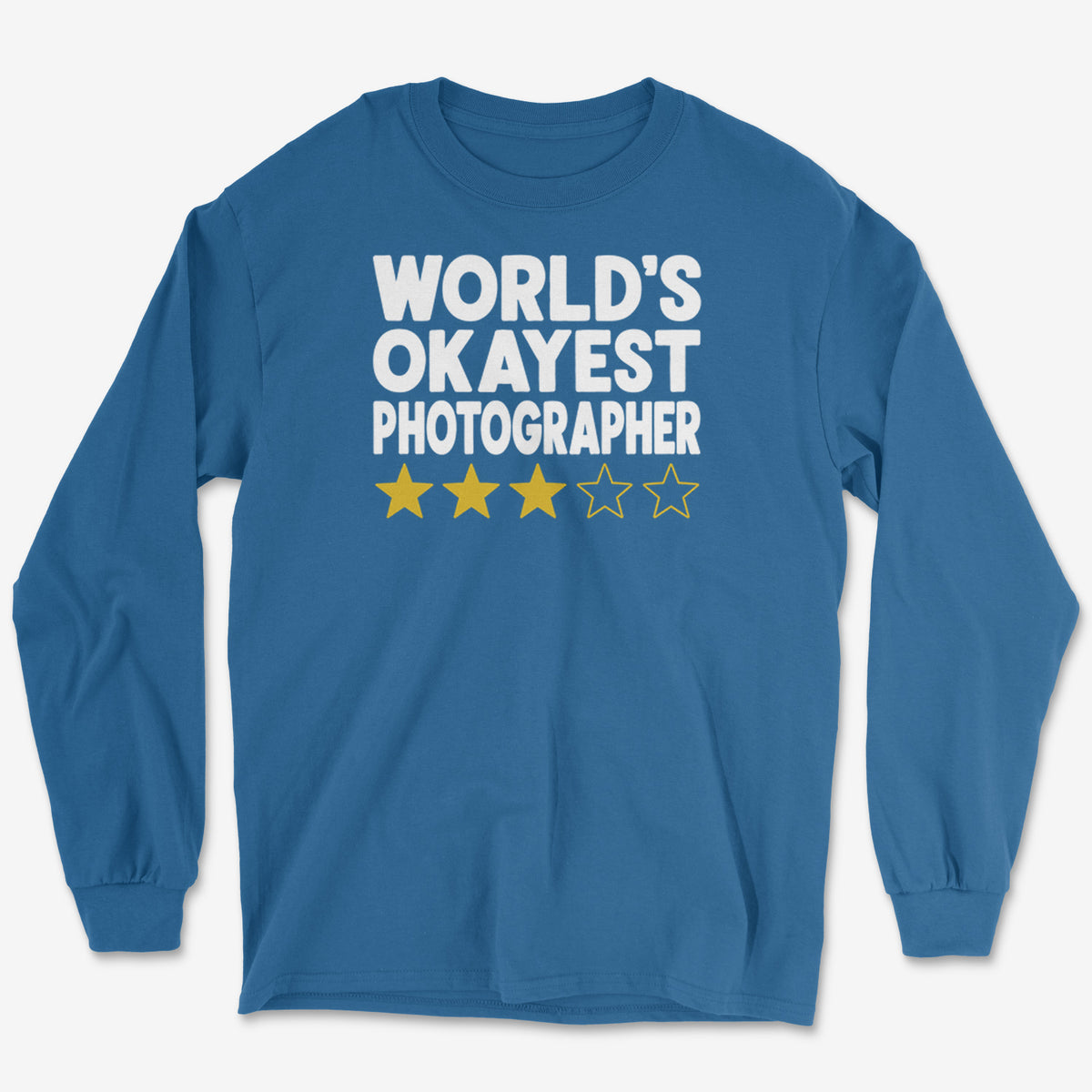 3 Star Photographer Long Sleeve Tee