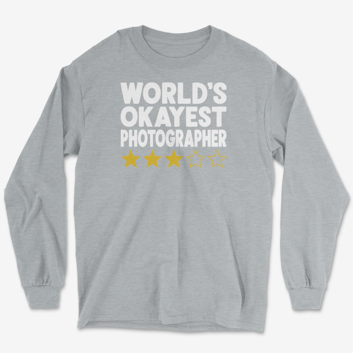 3 Star Photographer Long Sleeve Tee