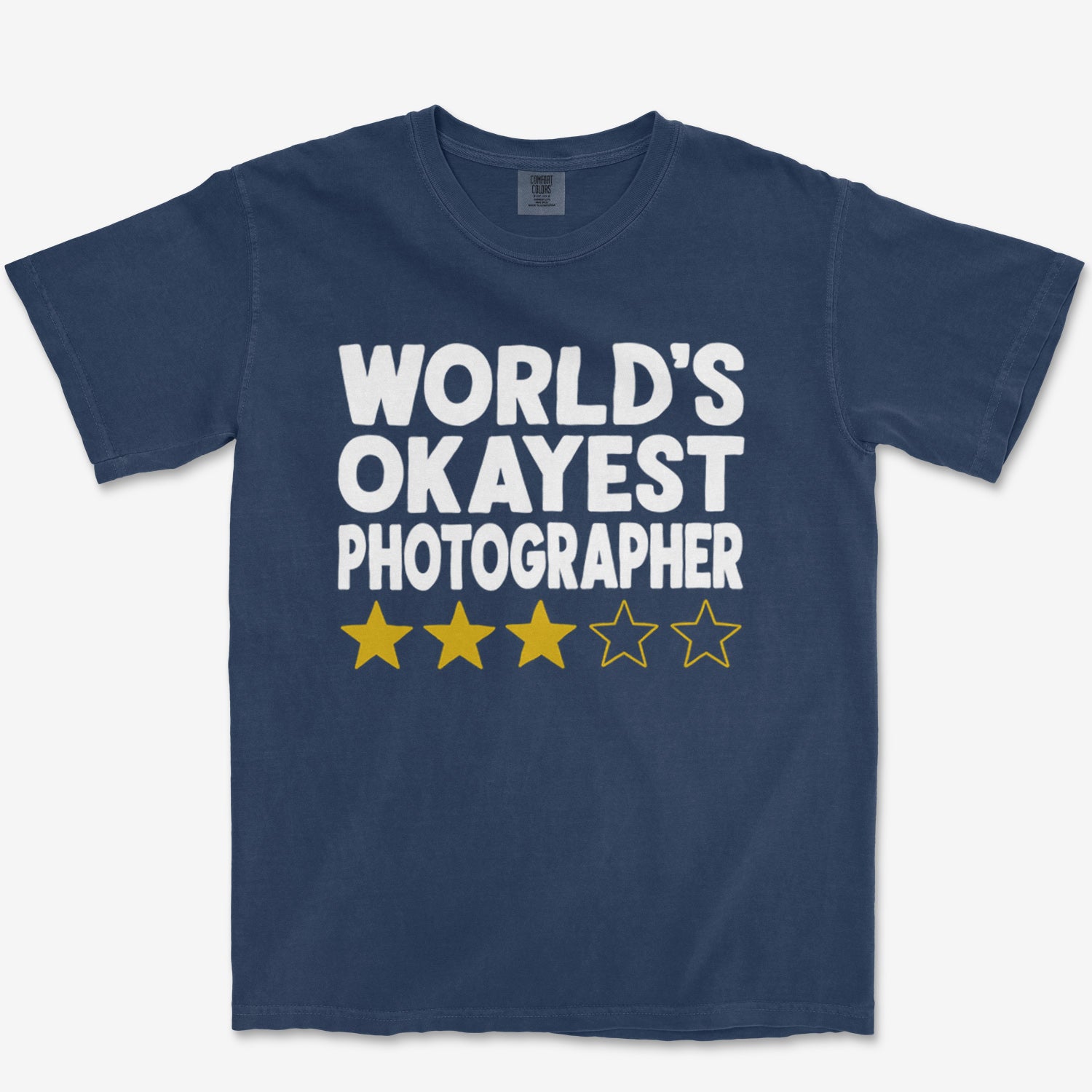 3 Star Photographer Heavyweight Tee