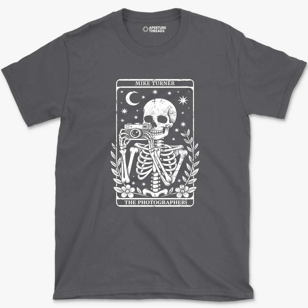 Tarot Photographer Personalized Shirt - Charcoal