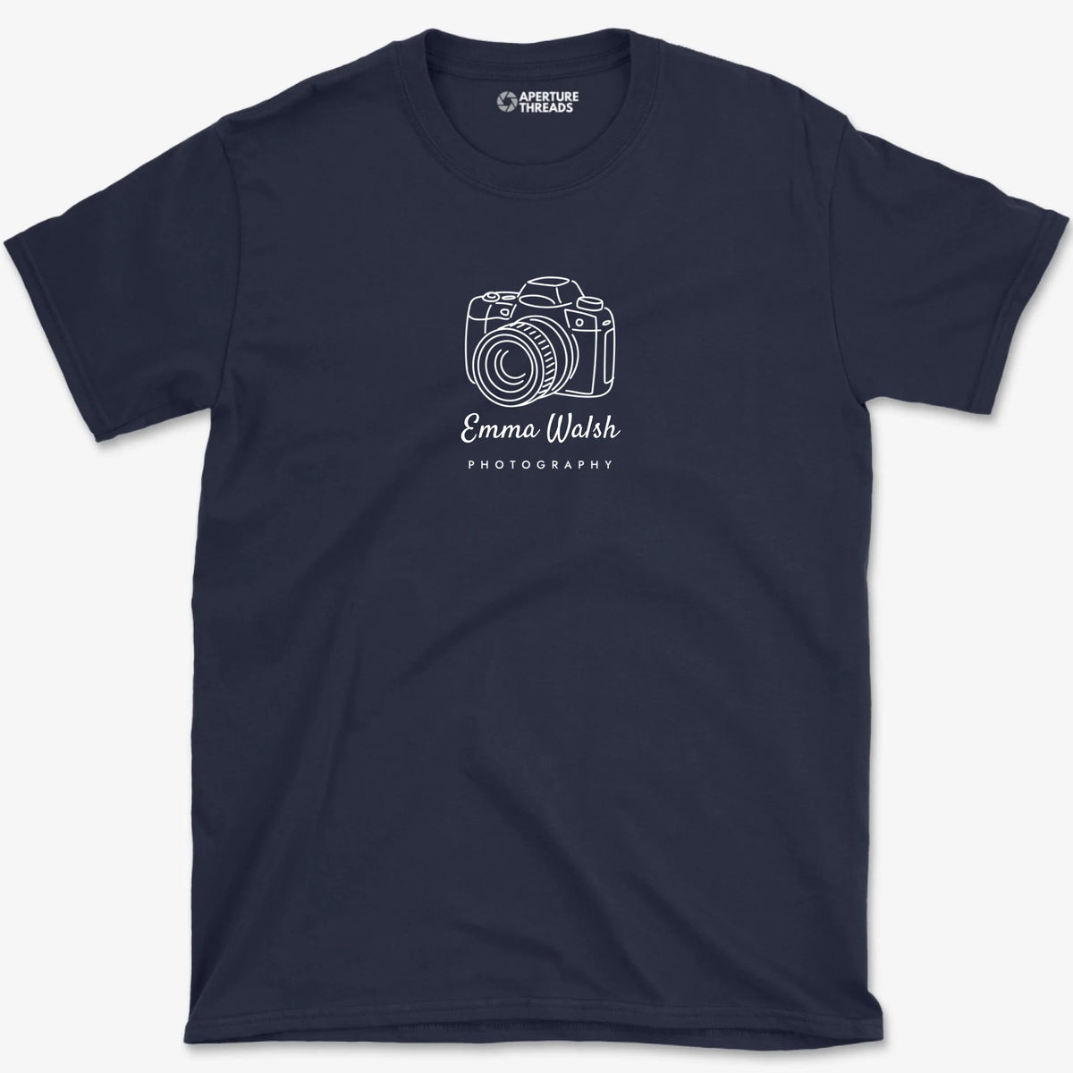 Custom Line Camera Shirt - Navy