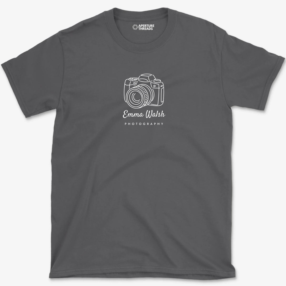Custom Line Camera Shirt - Charcoal