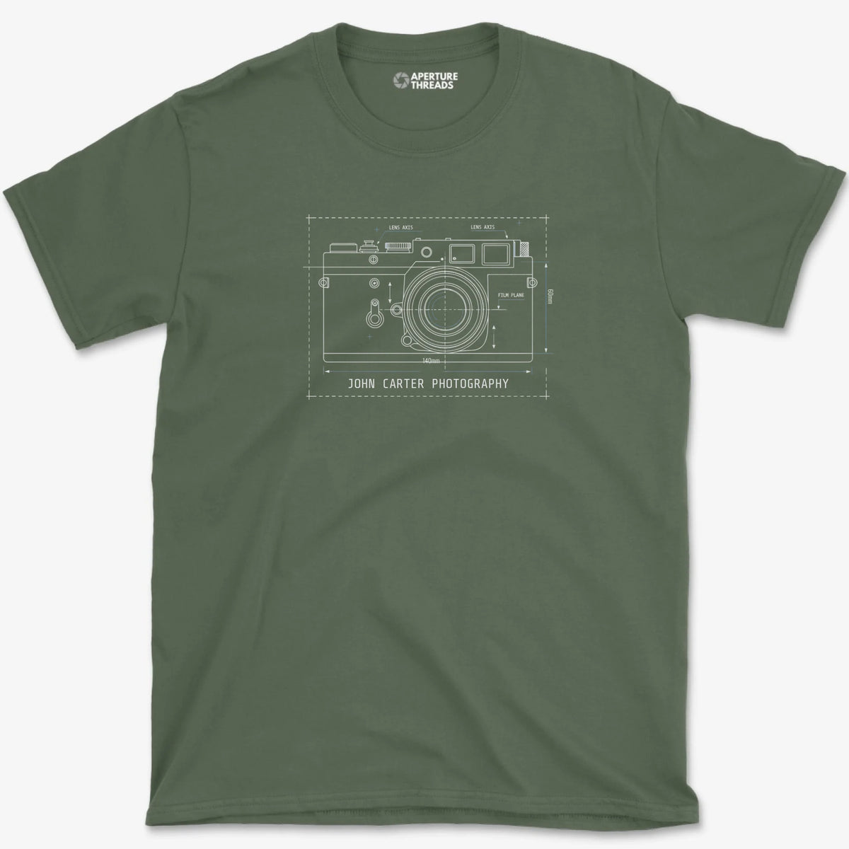 Custom 35mm Rangefinder Shirt - Military Green