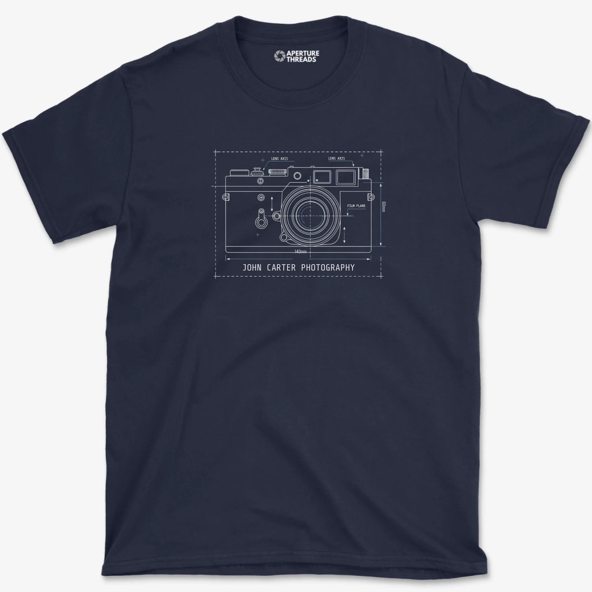 Custom 35mm Rangefinder Shirt - Navy