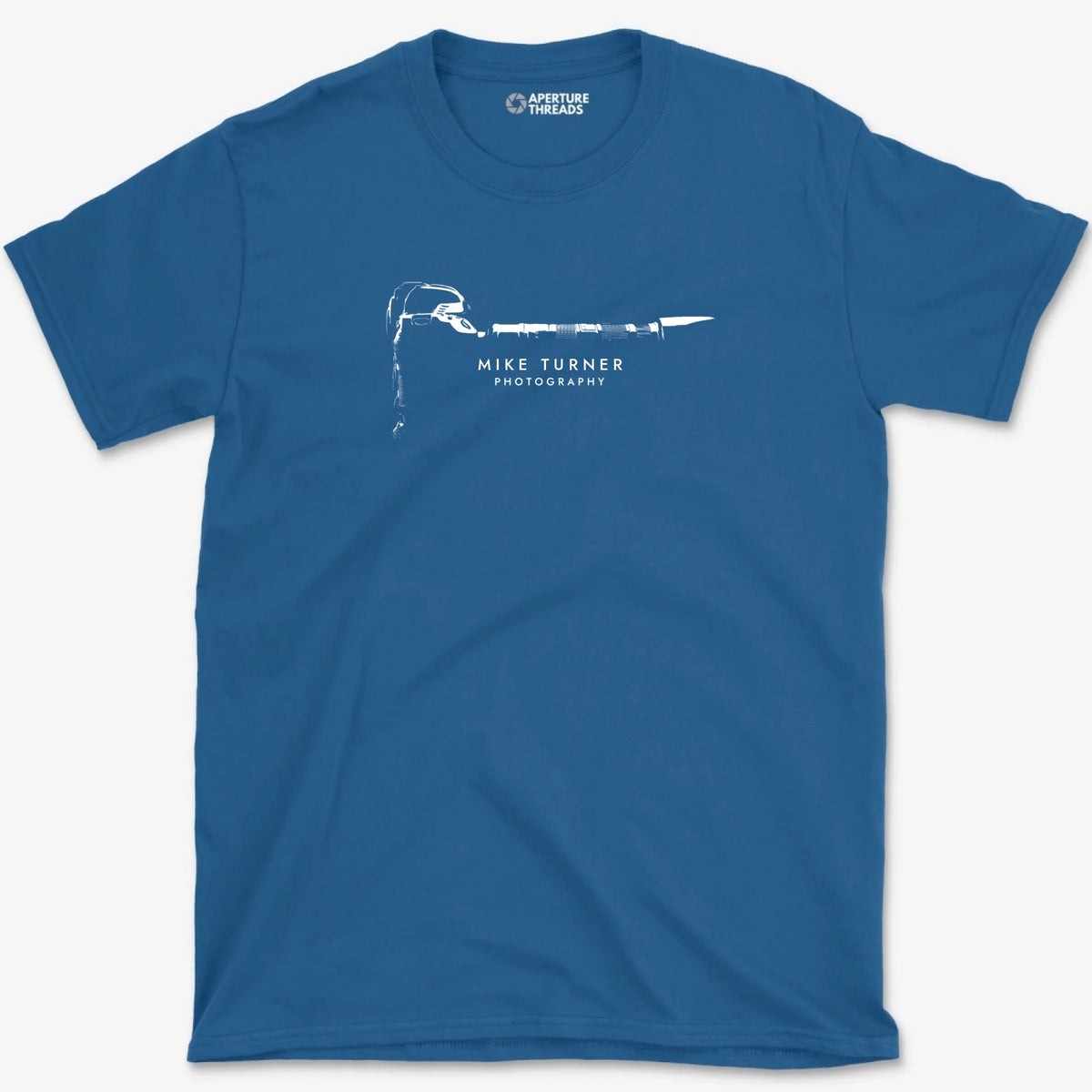 Custom Camera Silhouette Shirt - Royal