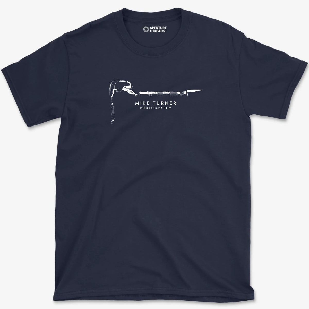 Custom Camera Silhouette Shirt - Navy
