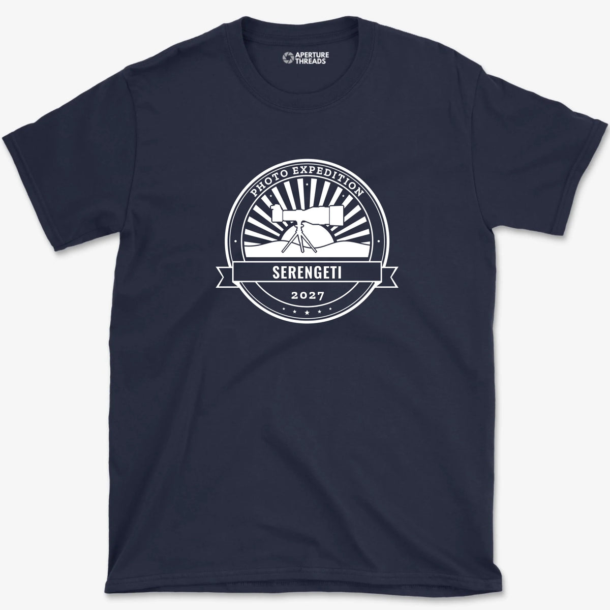 Custom Photo Expedition Shirt - Navy