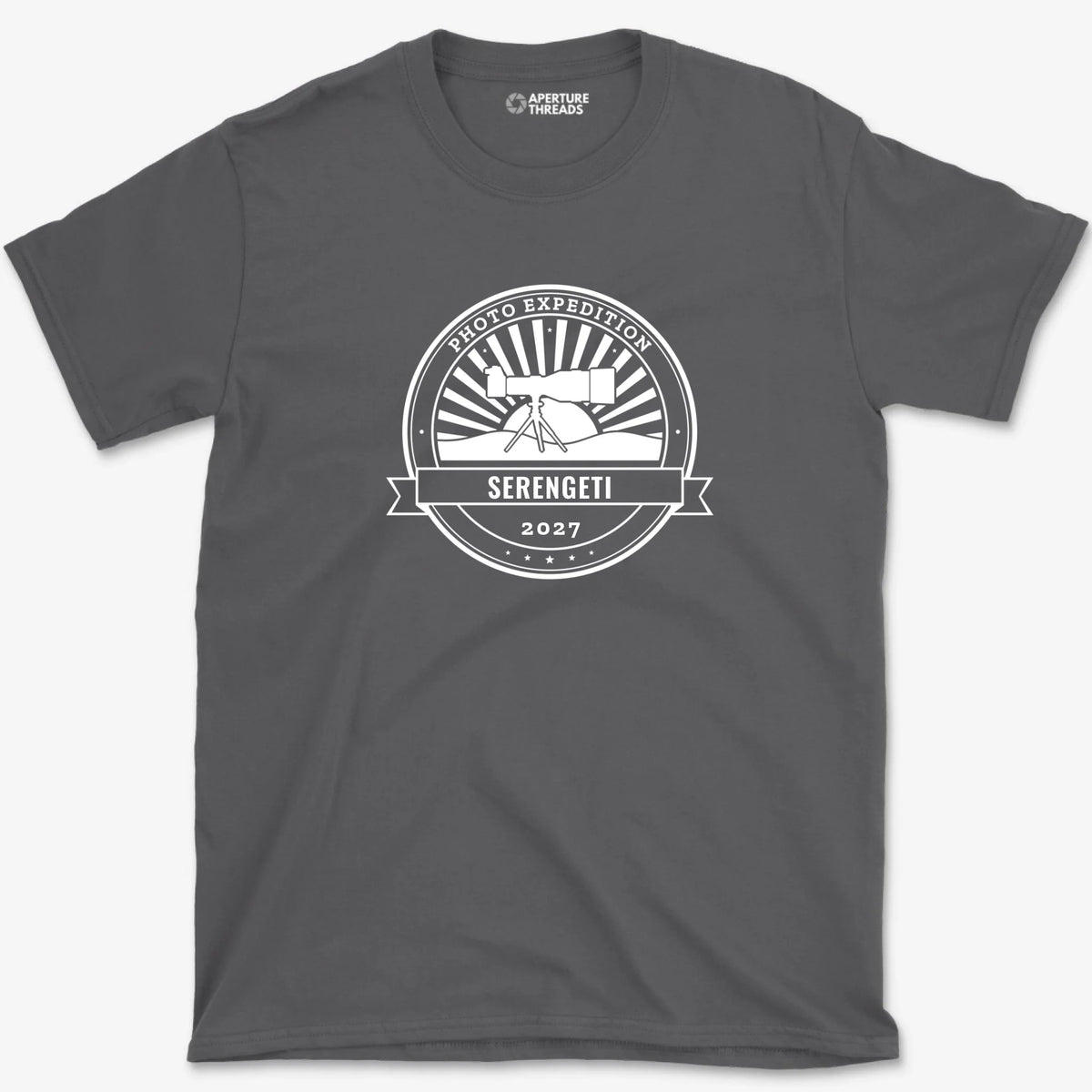 Custom Photo Expedition Shirt - Charcoal