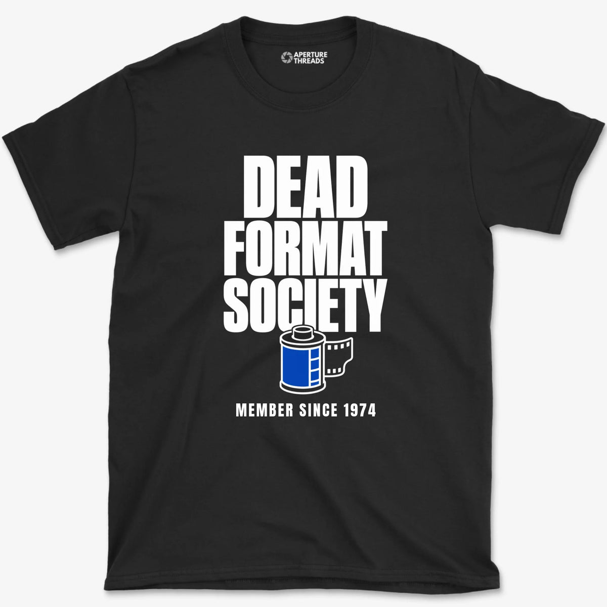 Custom Dead Format Society Shirt - Black