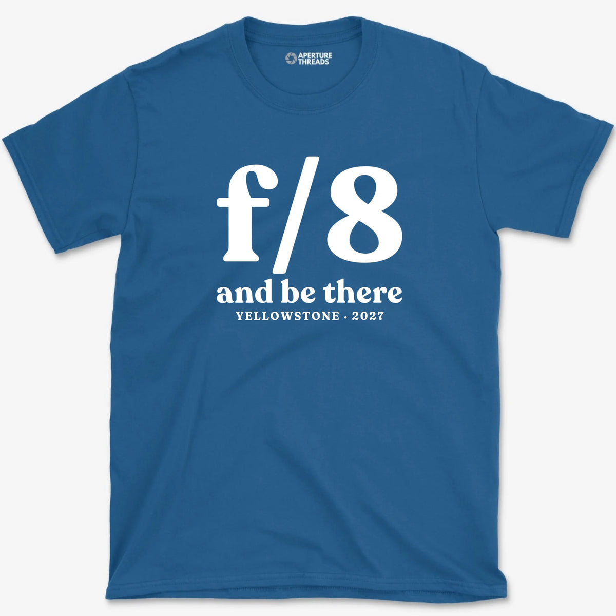Custom f/8 & Be There Shirt - Royal