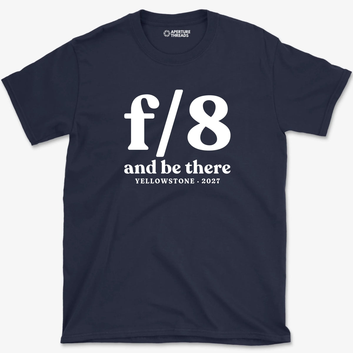 Custom f/8 & Be There Shirt - Navy
