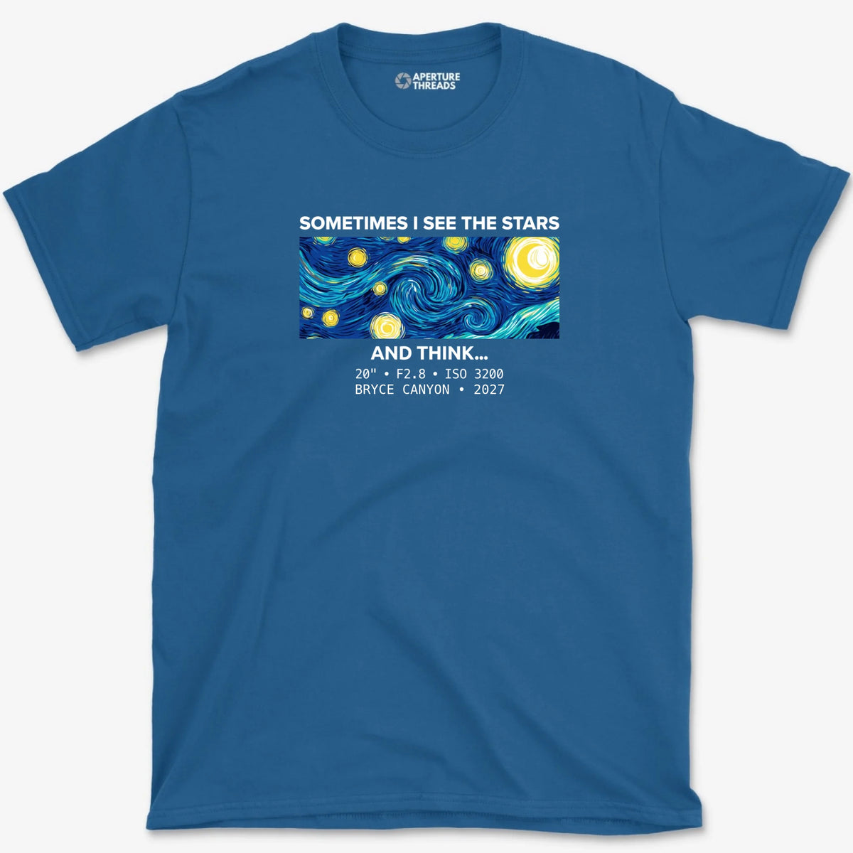 Custom See The Stars Shirt - Royal