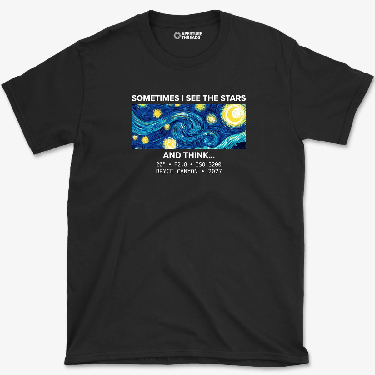 Custom See The Stars Shirt - Black