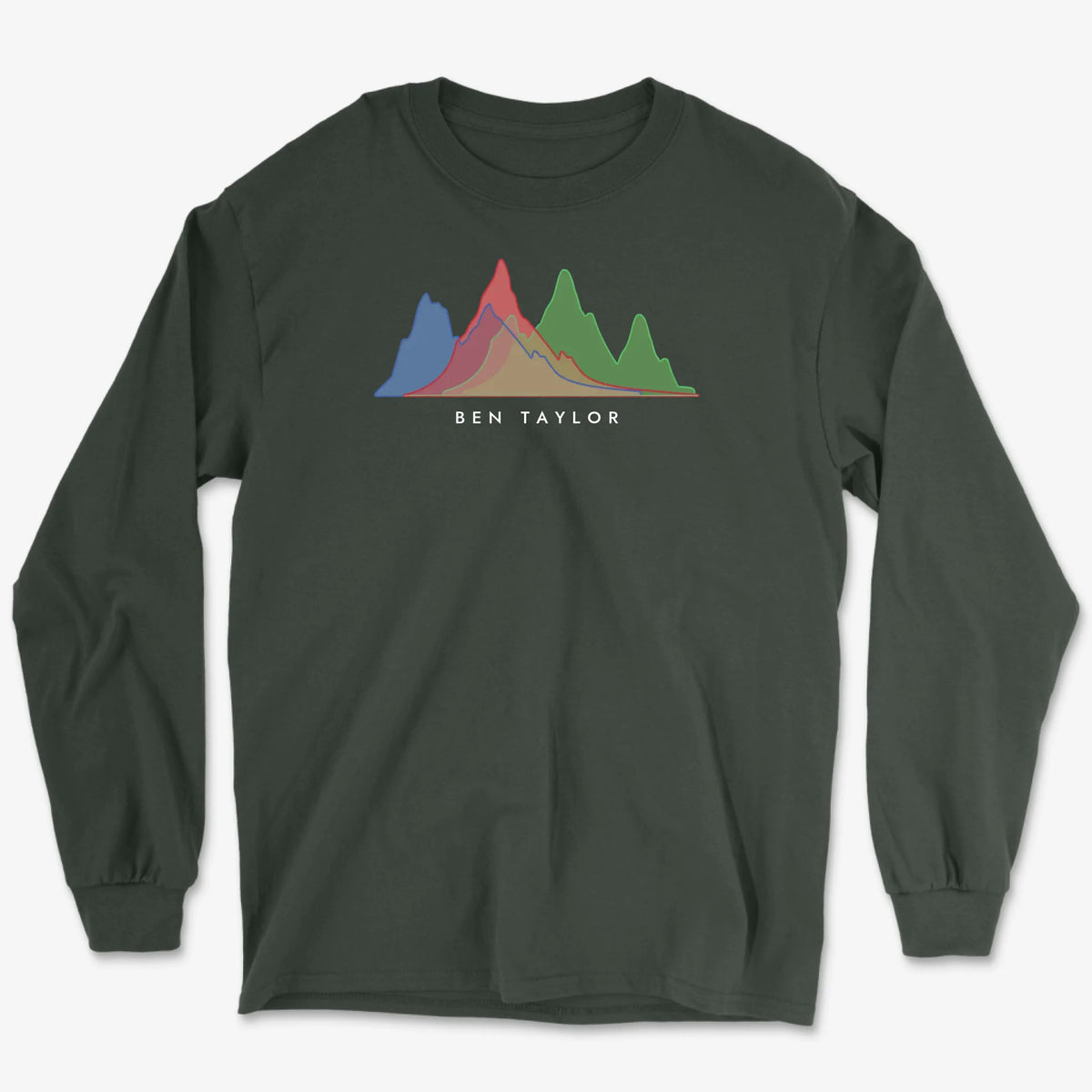 Custom Histogram Long Sleeve - Forest Green