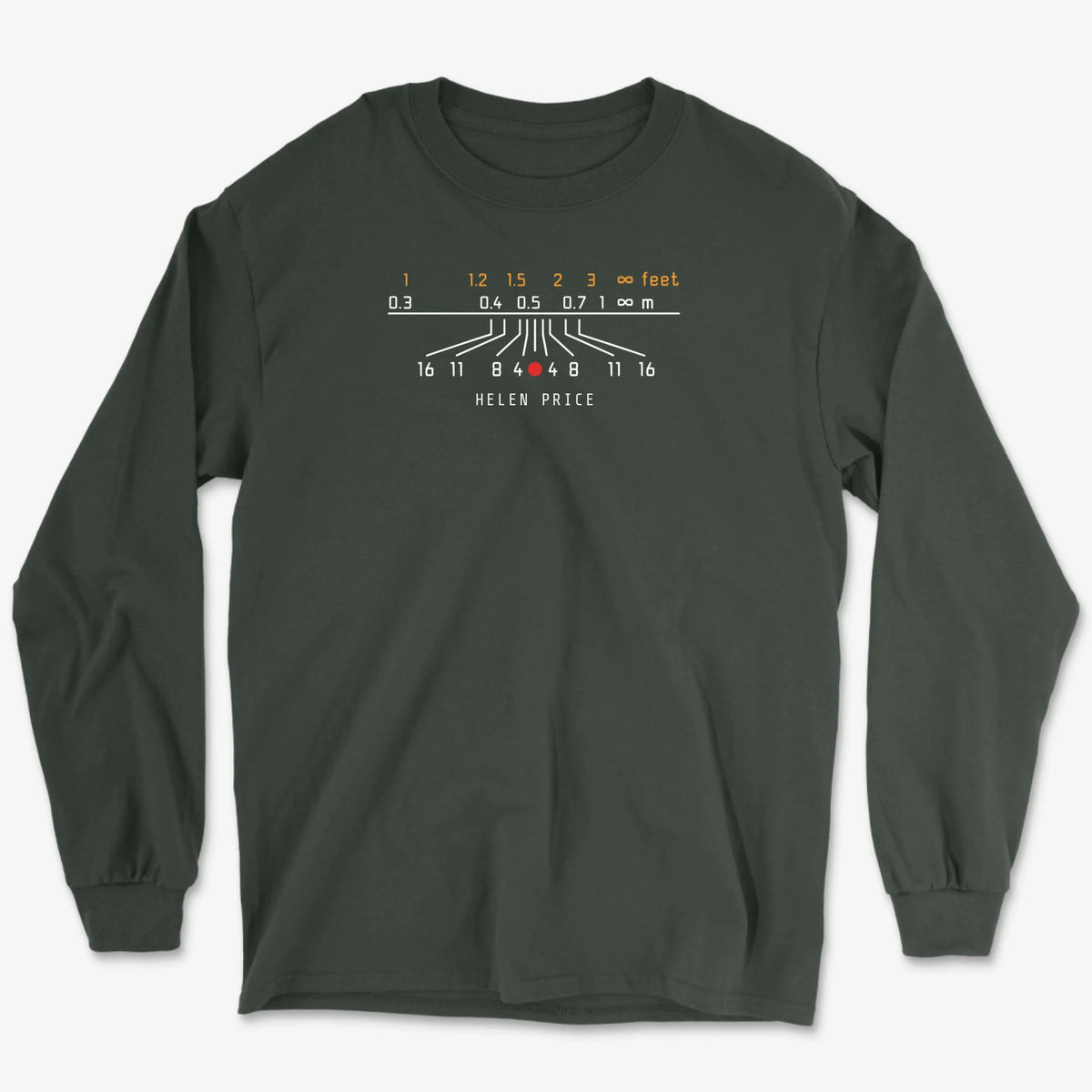 Custom Field Scale Long Sleeve - Forest Green