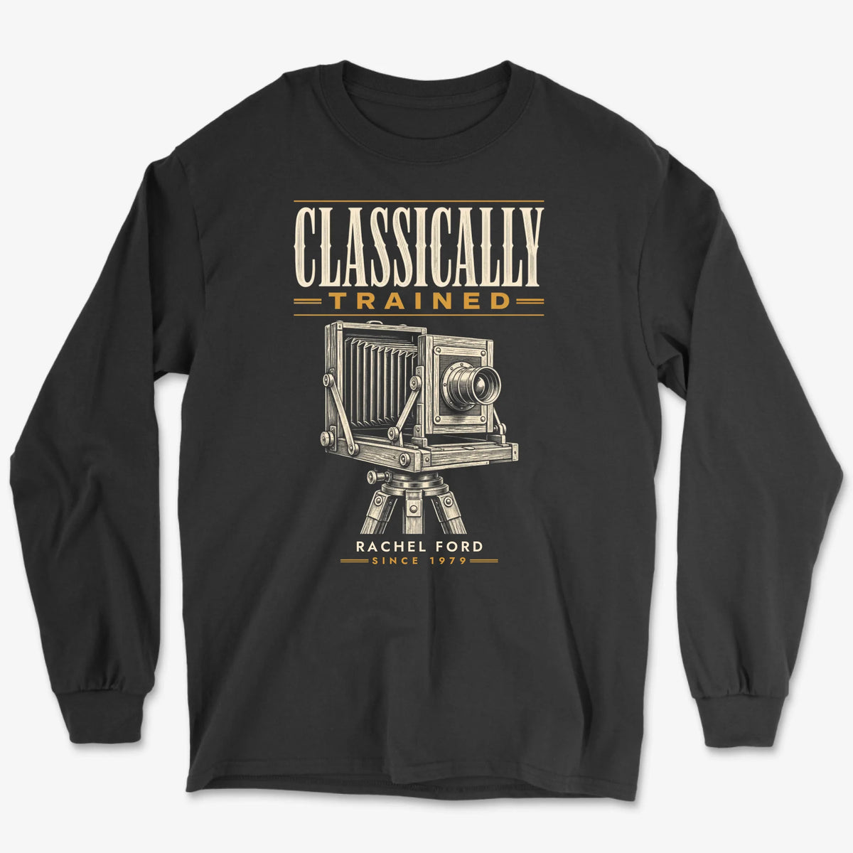 Custom Classically Trained Long Sleeve - Black