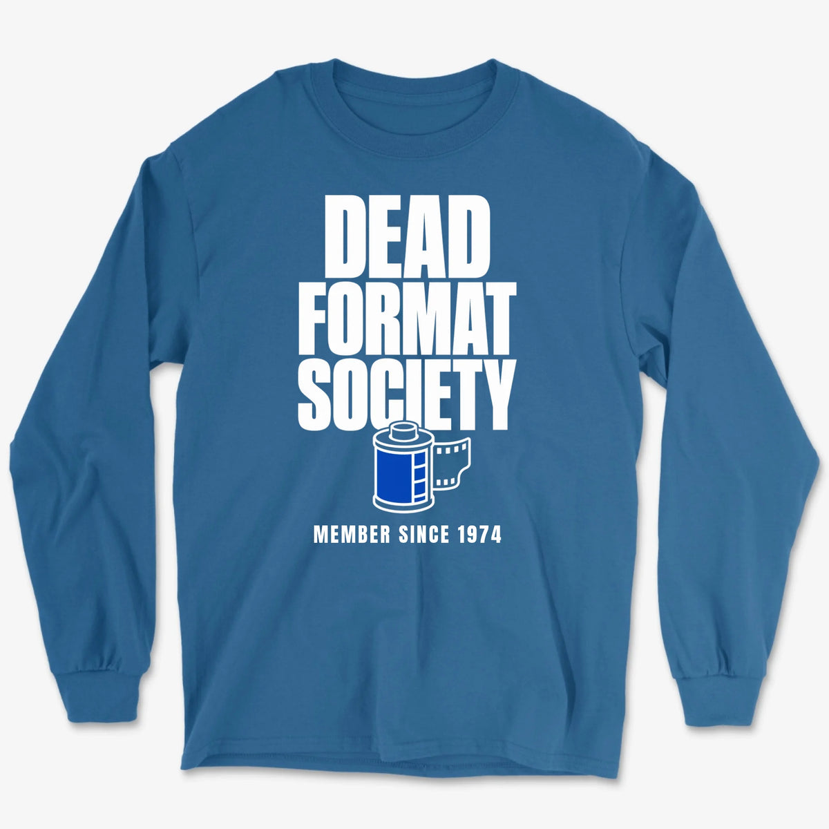 Custom Dead Format Society Long Sleeve - Royal