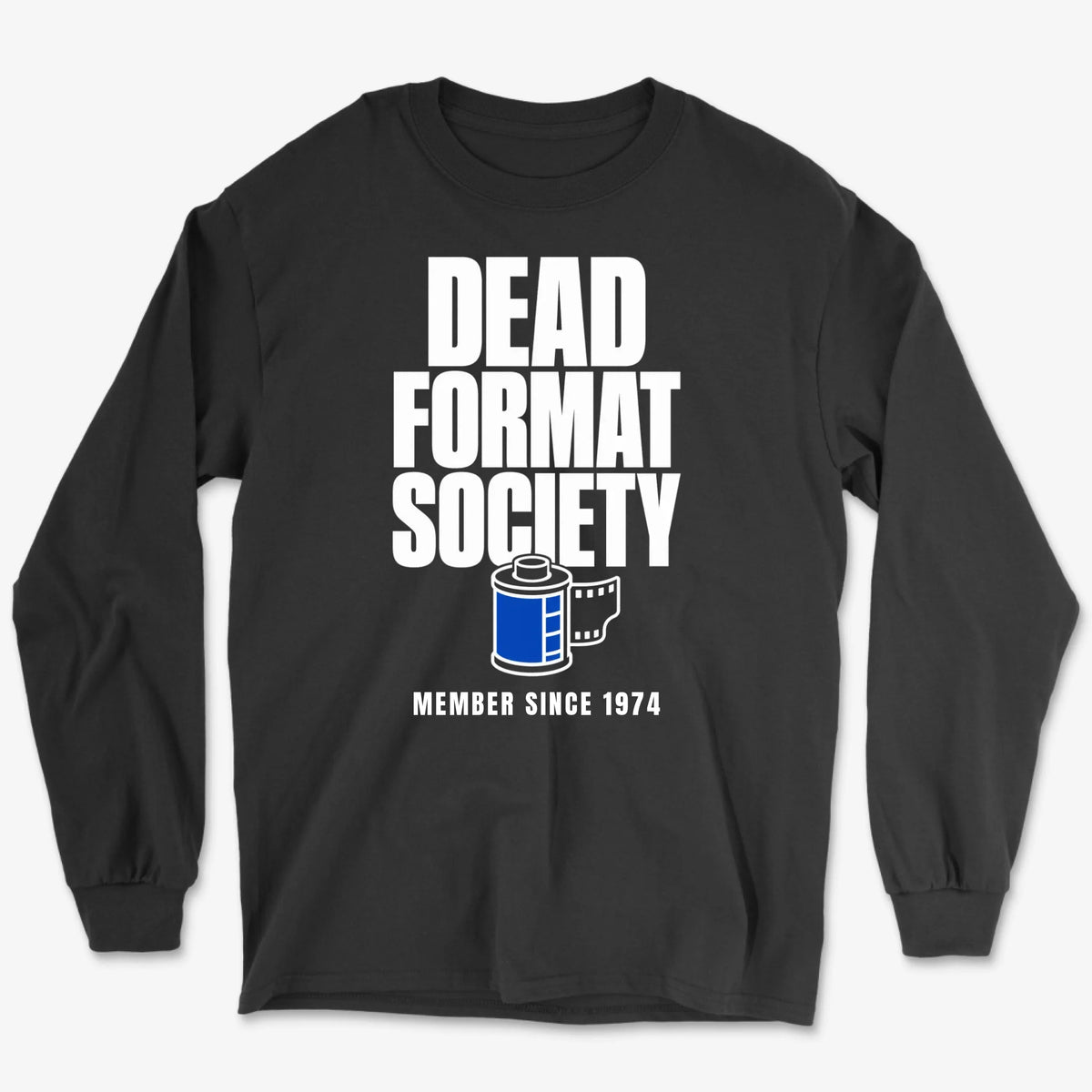 Custom Dead Format Society Long Sleeve - Black
