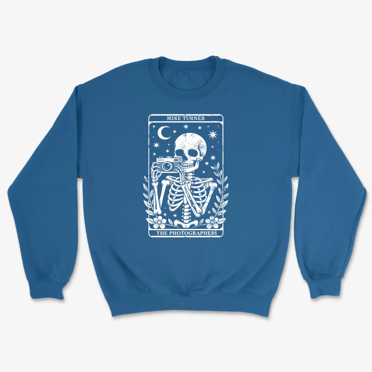 Custom Tarot Photographer Sweatshirt - Royal