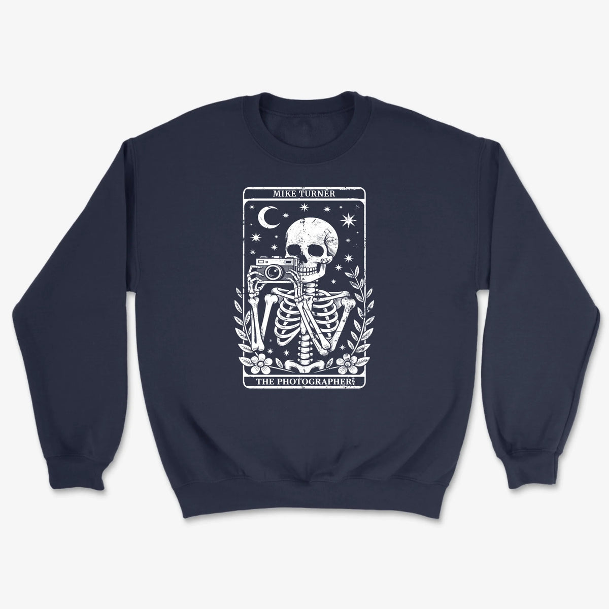 Custom Tarot Photographer Sweatshirt - Navy