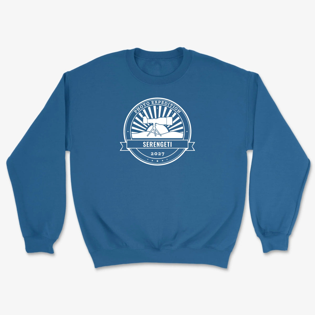 Custom Photo Expedition Sweatshirt - Royal