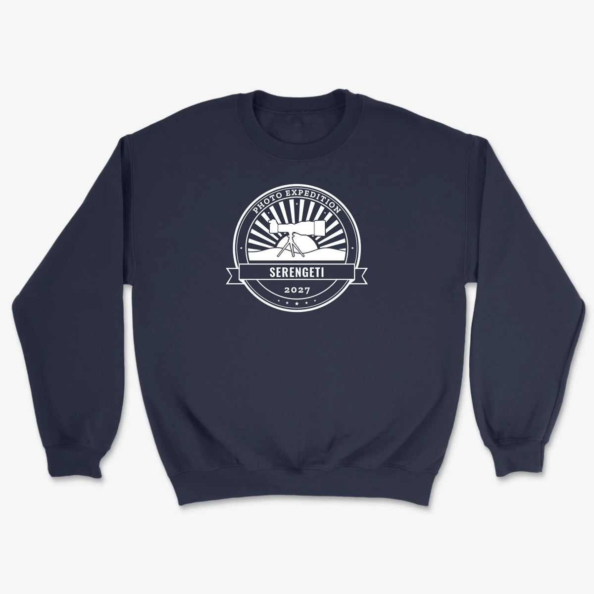 Custom Photo Expedition Sweatshirt - Navy