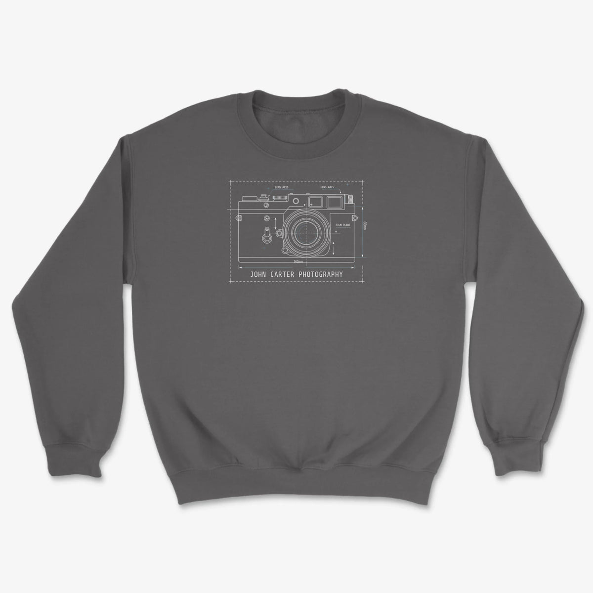 Custom 35mm Rangefinder Sweatshirt - Charcoal