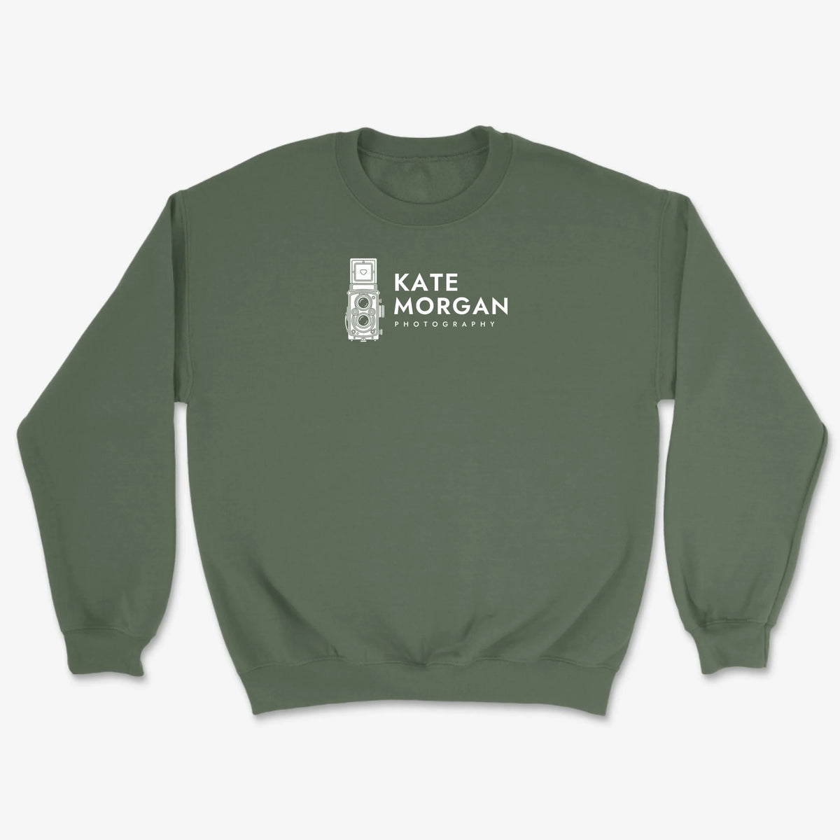 Custom Twin Lens Sweatshirt - Military Green