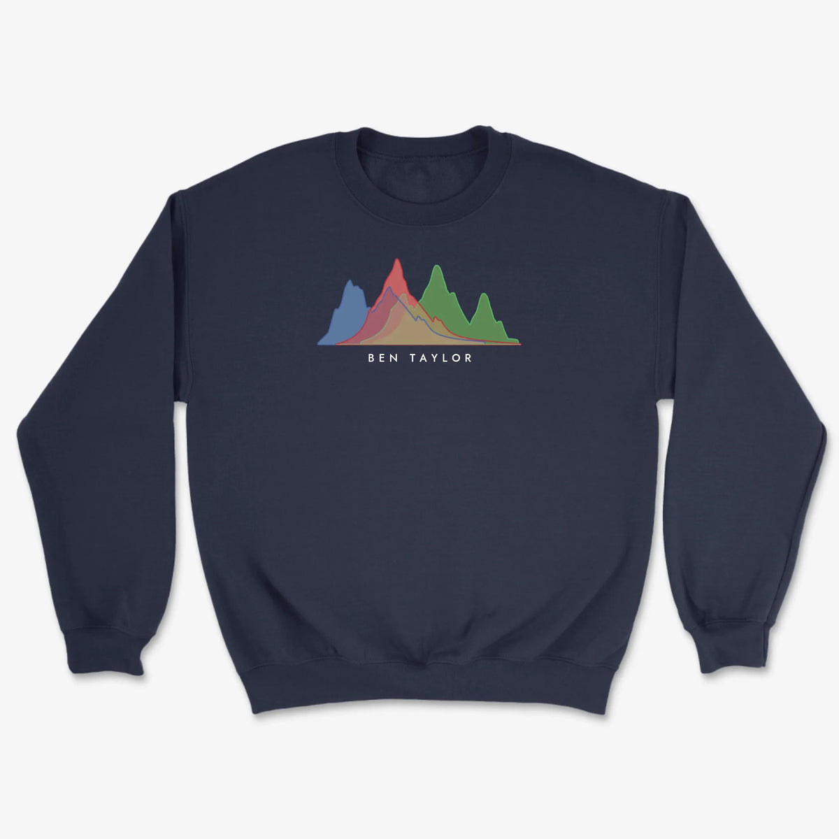Custom Histogram Sweatshirt - Navy