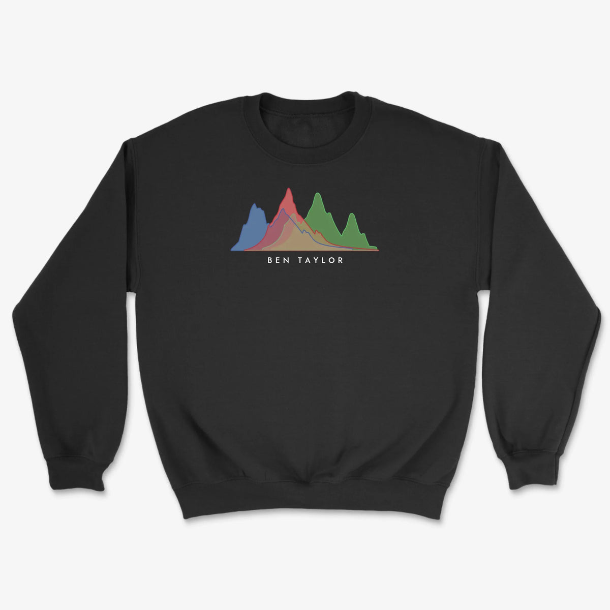 Custom Histogram Sweatshirt - Black