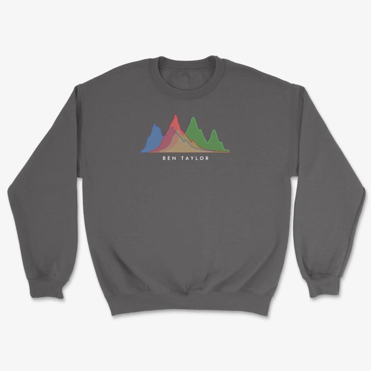 Custom Histogram Sweatshirt - Charcoal