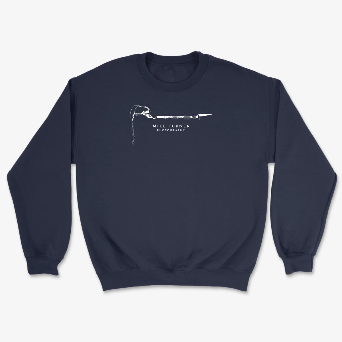 Custom Camera Silhouette Sweatshirt - Navy