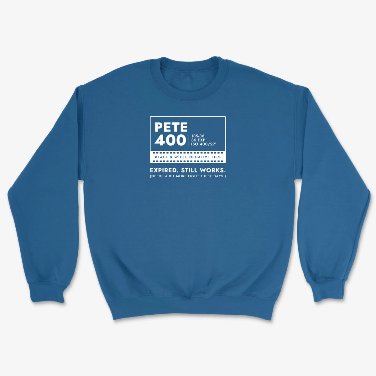 Custom Film Box Sweatshirt - Royal