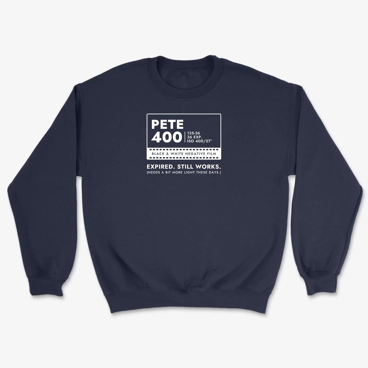 Custom Film Box Sweatshirt - Navy