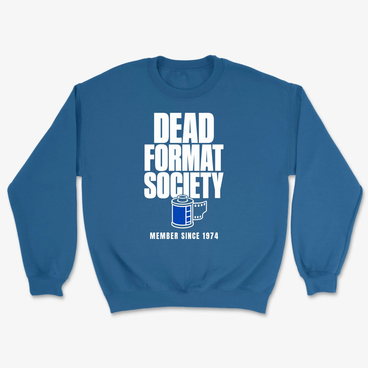 Custom Dead Format Society Sweatshirt - Royal